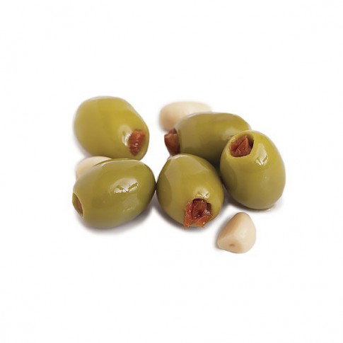 Green Olives Stuffed with Sundried Tomatoes