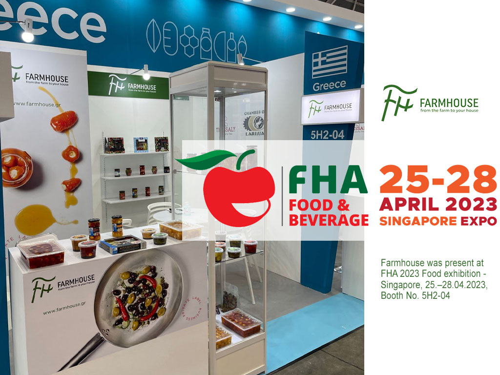 FARMHOUSE S.A. - FHA 2023 Food exhibition - Singapore, 25–28.04.2023 - Booth No. 5H2-04